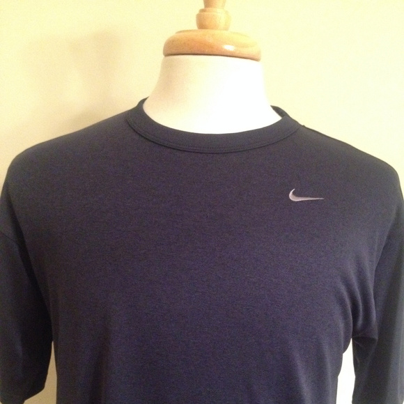 Nike Other - NIKE FIT DRY NAVY BLUE ATHLETIC SHIRT